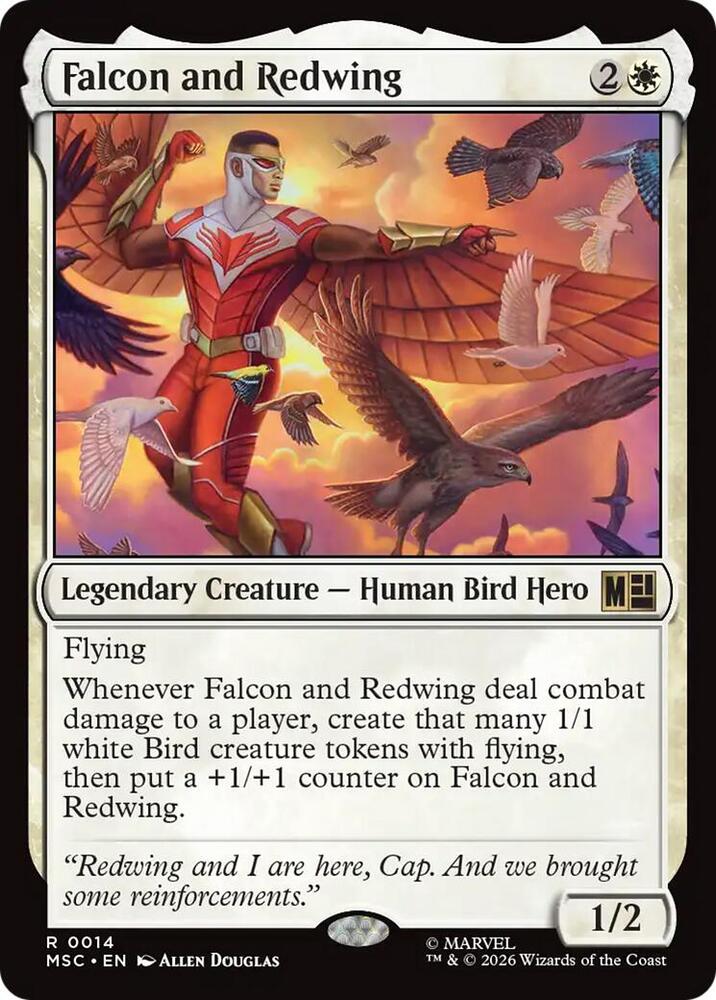 Falcon and Redwing 14 card