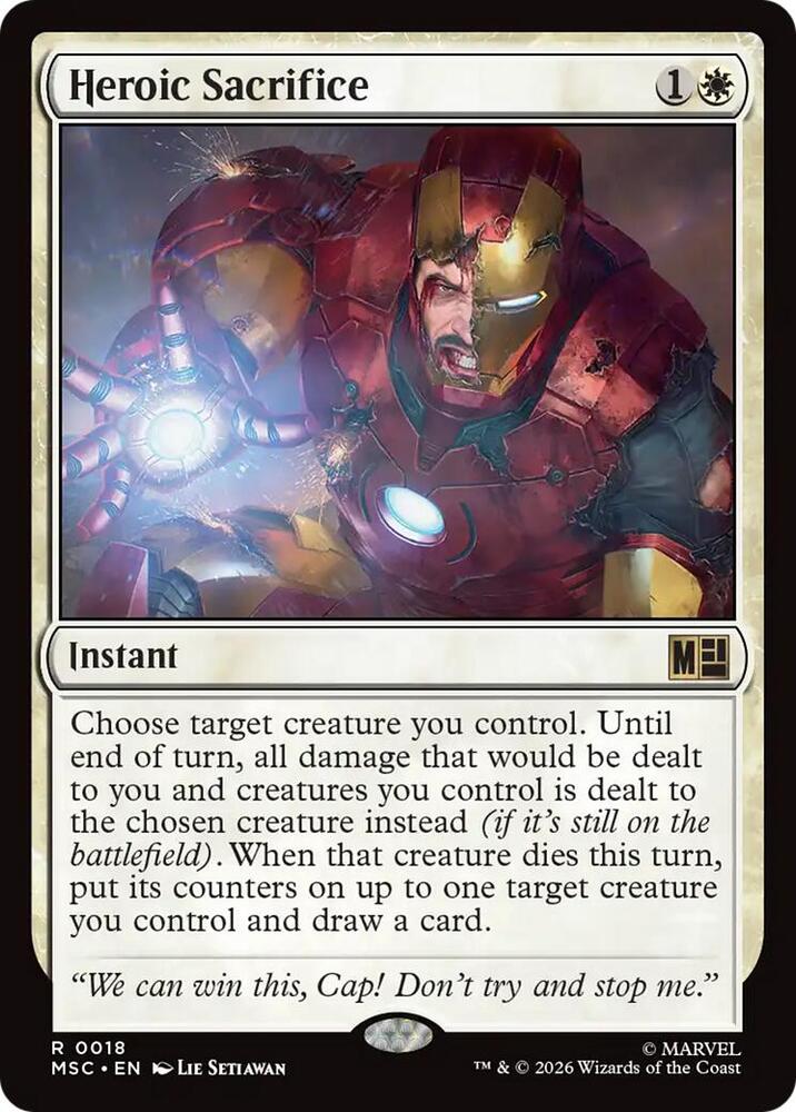 Heroic Sacrifice 18 card