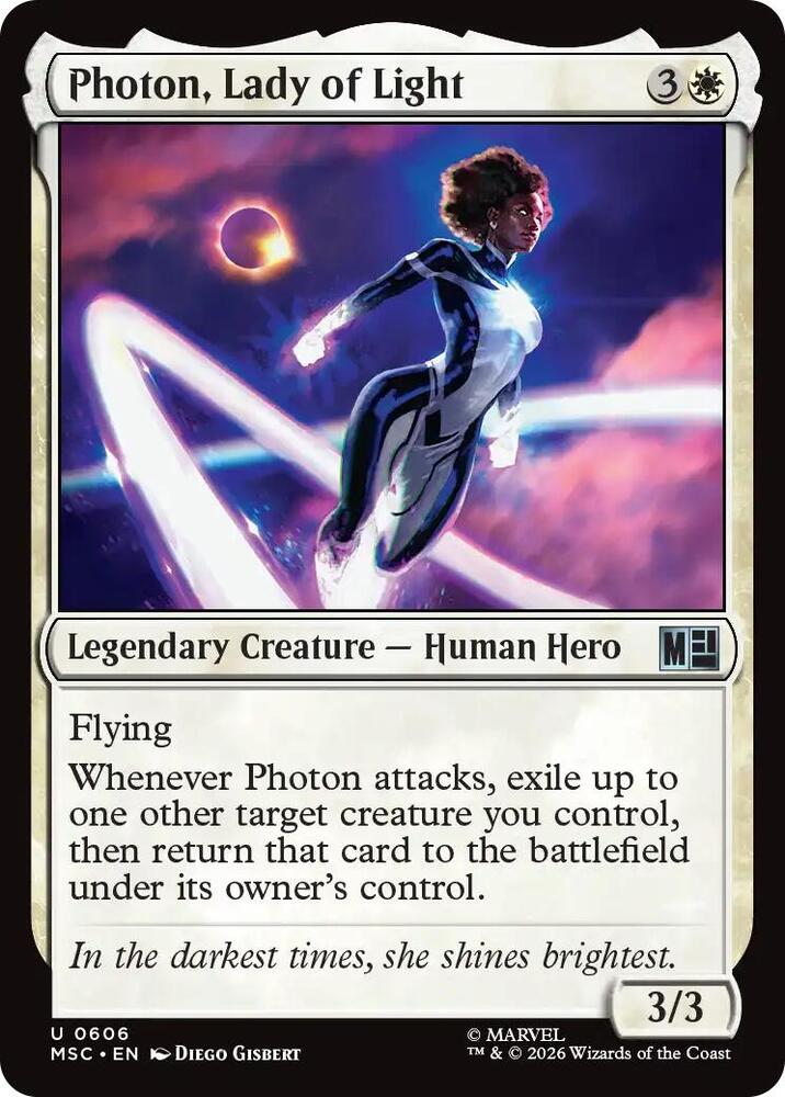 Photon, Lady of Light - Commander: Marvel Super Heroes - Magic