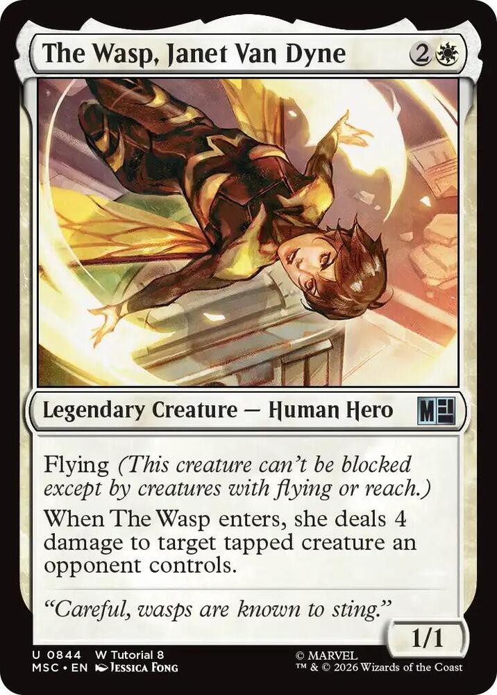 The Wasp, Janet Van Dyne (0844) 844 card