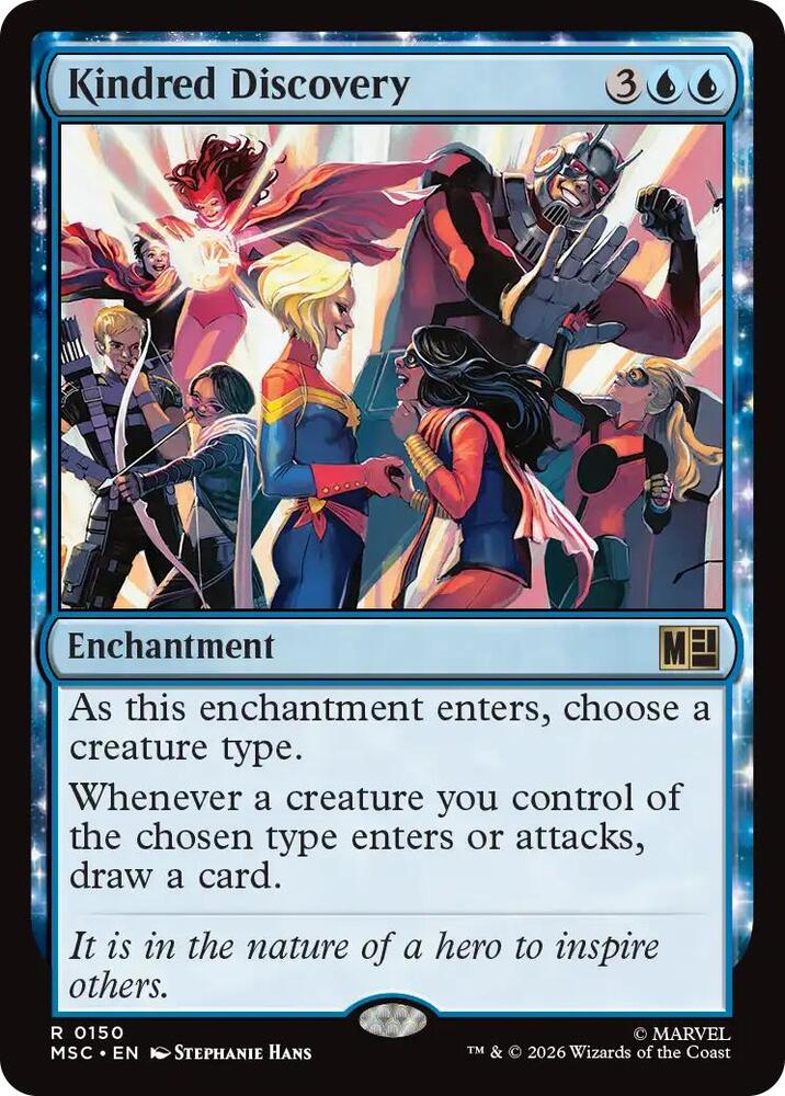 Masters of Enchantment エンチャントの達人 Kindred Discovery - Commander: Marvel Super Heroes - Magic: The