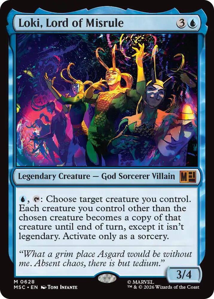 Loki, Lord of Misrule - Commander: Marvel Super Heroes - Magic