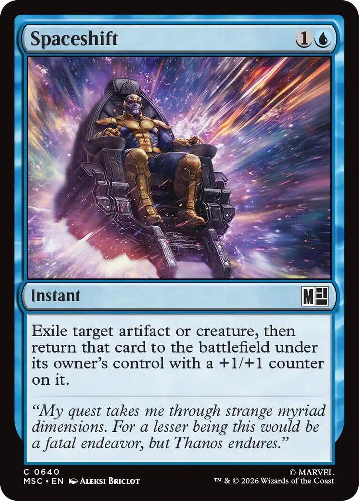 Spaceshift - Commander: Marvel Super Heroes - Magic: The Gathering