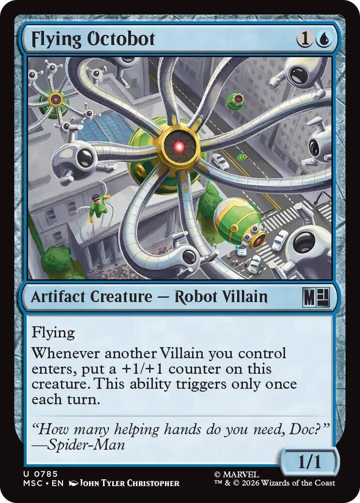 Flying Octobot 785 card
