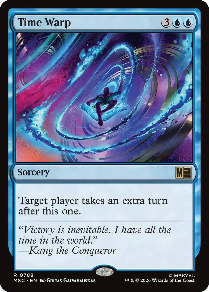 TEN 1001 TIME WARP CANELE セット Time Warp - Commander: Marvel Super Heroes - Magic: The Gathering