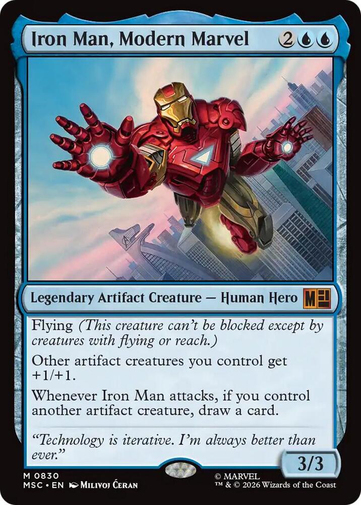 Iron Man, Modern Marvel - Commander: Marvel Super Heroes - Magic