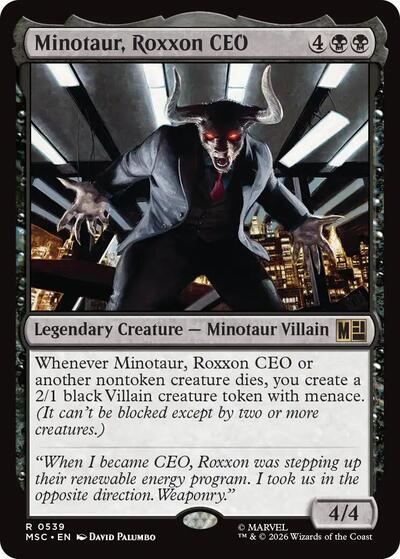 Minotaur Roxxon CEO