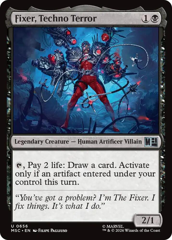 Fixer, Techno Terror 656 card
