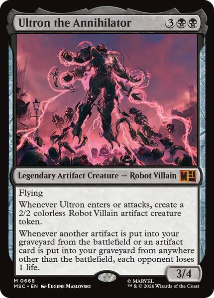 Ultron the Annihilator - Commander: Marvel Super Heroes - magic