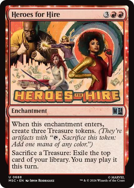Heroes for Hire - Commander: Marvel Super Heroes - magic