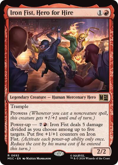 Iron Fist Hero for Hire