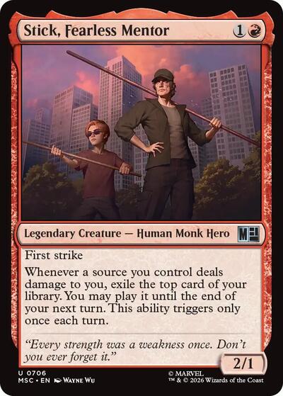 Stick Fearless Mentor