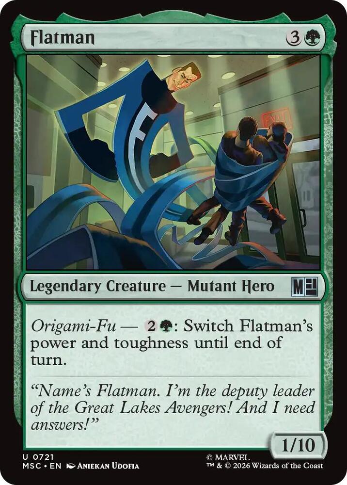 Flatman 721 card