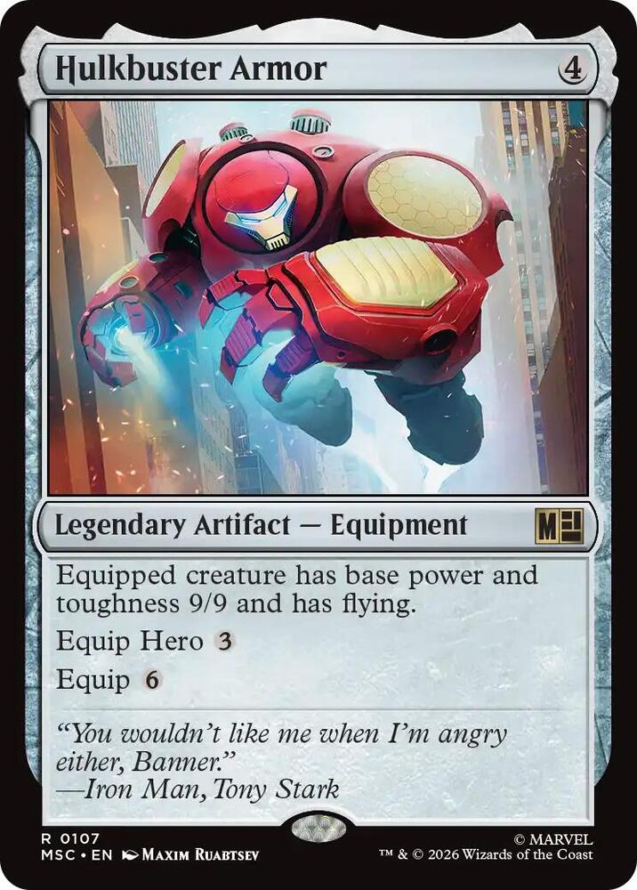 Hulkbuster Armor 107 card