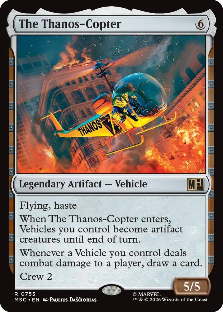 The Thanos-Copter - Commander: Marvel Super Heroes - Magic: The