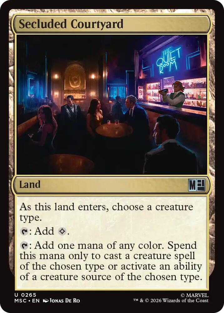Secluded Courtyard 265 card