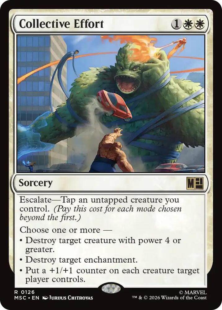 Collective Effort 126 card