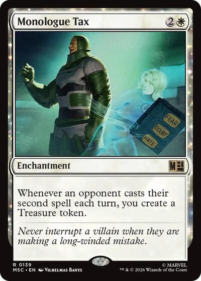 Monologue Tax Surge Foil