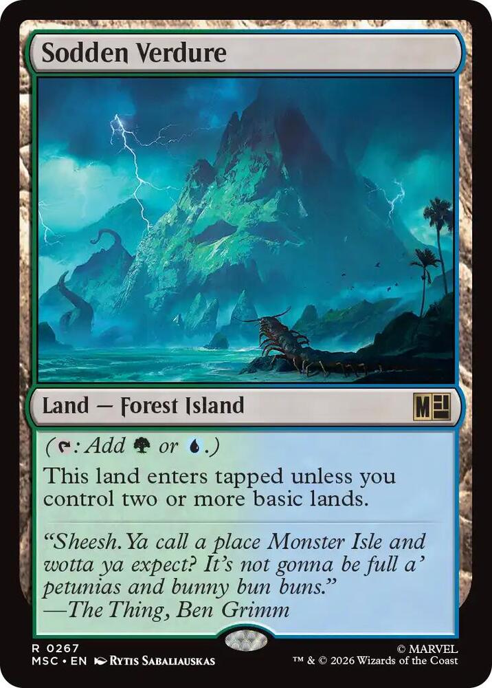 Sodden Verdure 267 card