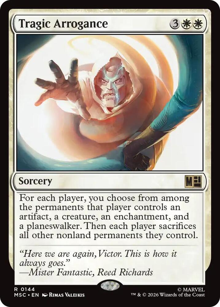 Tragic Arrogance 144 card