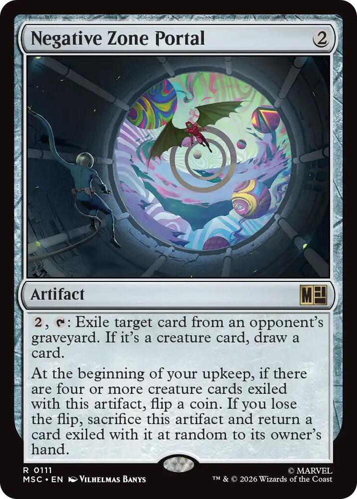 Negative Zone Portal 111 card