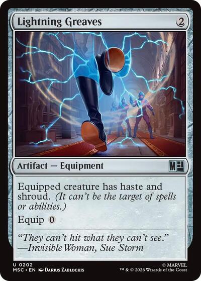 Lightning Greaves Surge Foil