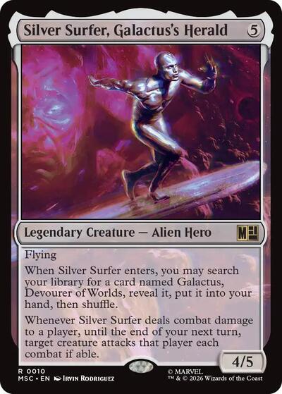Silver Surfer Galactuss Herald Surge Foil