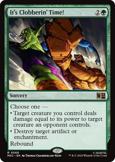 Its Clobberin Time Surge Foil