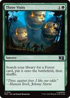 Three Visits (Surge Foil) - Commander: Marvel Super Heroes - Magic