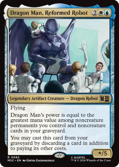 Dragon Man Reformed Robot