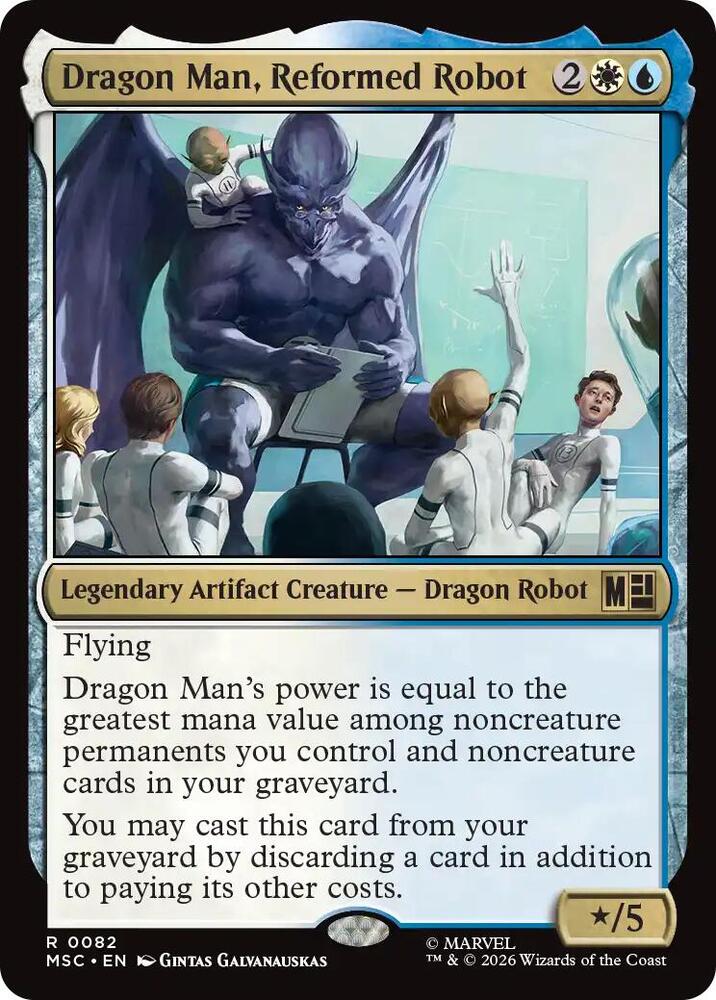 Dragon Man, Reformed Robot 82 card