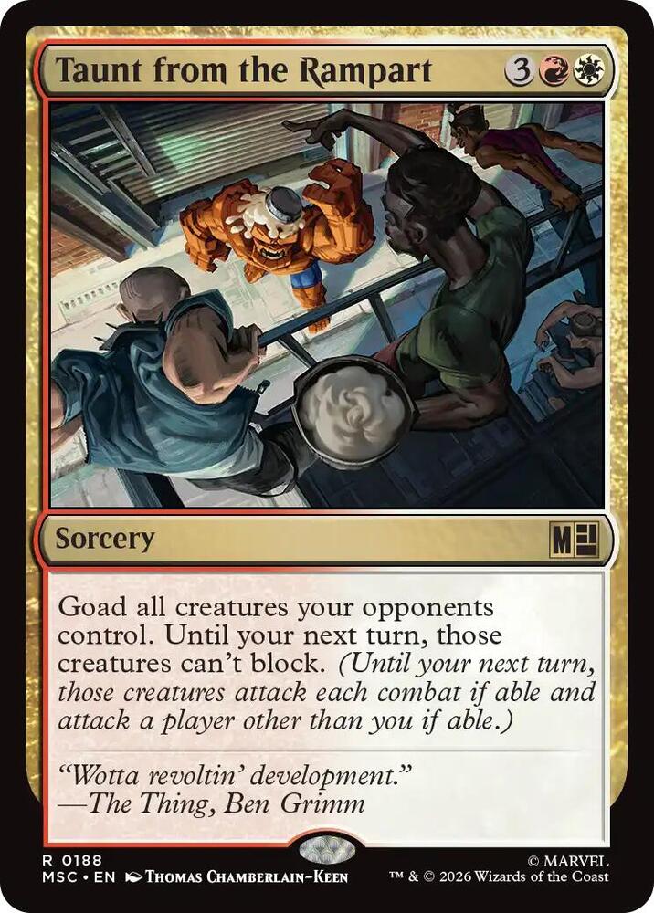 Taunt from the Rampart 188 card
