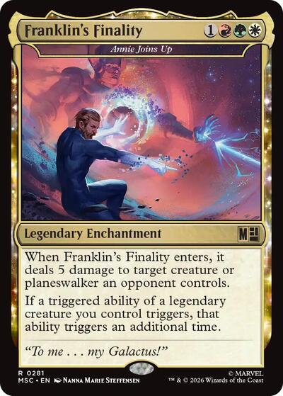 Franklins Finality Annie Joins Up Surge Foil