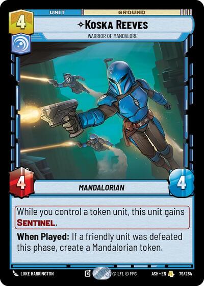 Koska Reeves - Warrior of Mandalore card