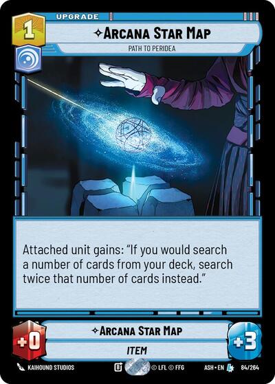 Arcana Star Map - Path to Peridea Ashes of the Empire card price