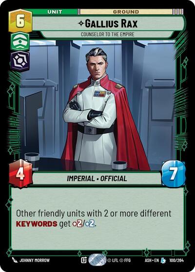 Gallius Rax - Counselor to the Empire Ashes of the Empire card price