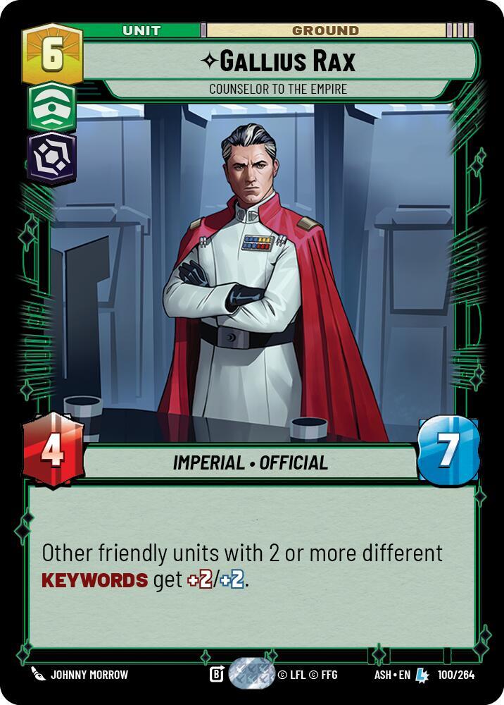 Gallius Rax 100/264 card