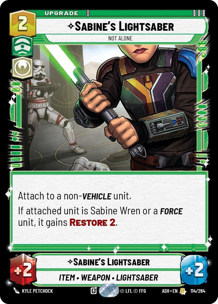 Sabine's Lightsaber