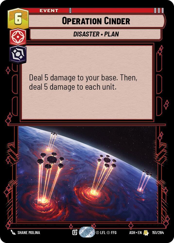 Operation Cinder 151/264 card