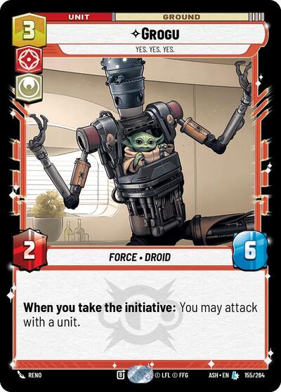 Grogu - Yes. Yes. Yes. card