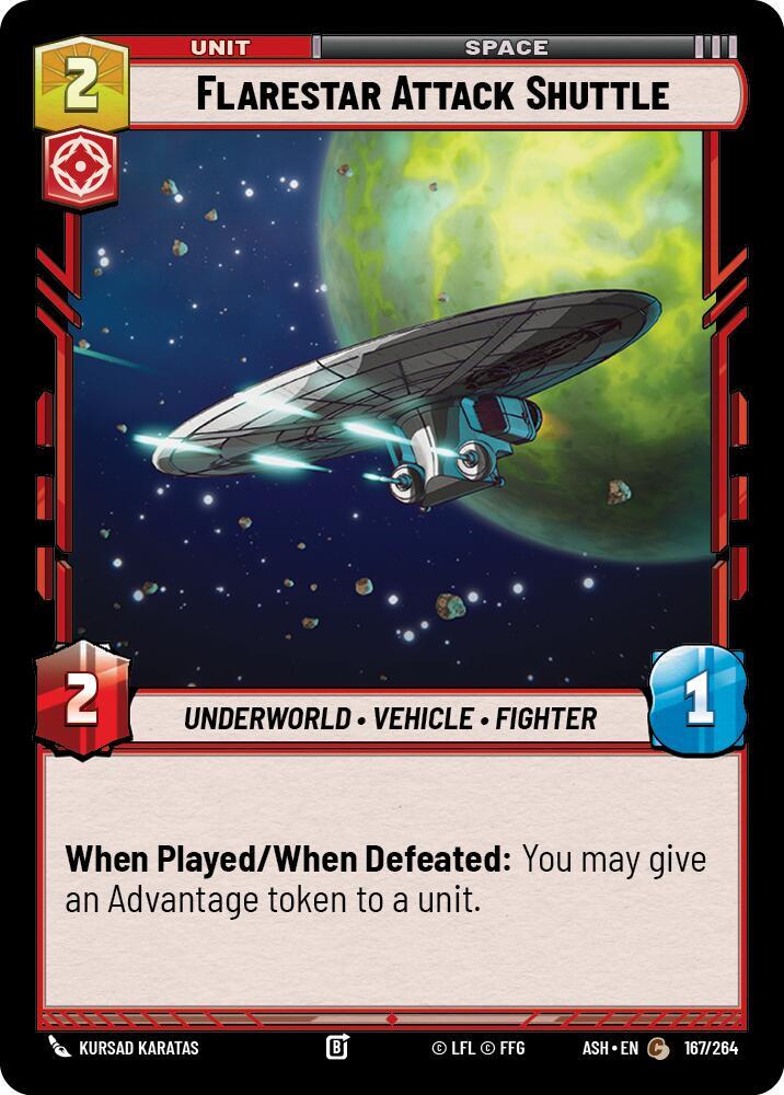 Flarestar Attack Shuttle - Ashes of the Empire - Star Wars