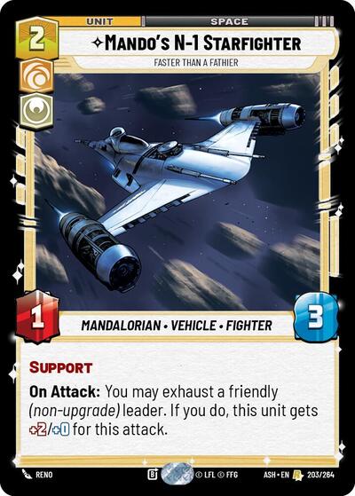 Mando's N-1 Starfighter - Faster than a Fathier