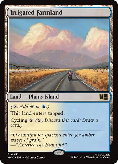 Irrigated Farmland Surge Foil