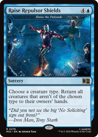 Raise Repulsor Shields Raise the Palisade Surge Foil