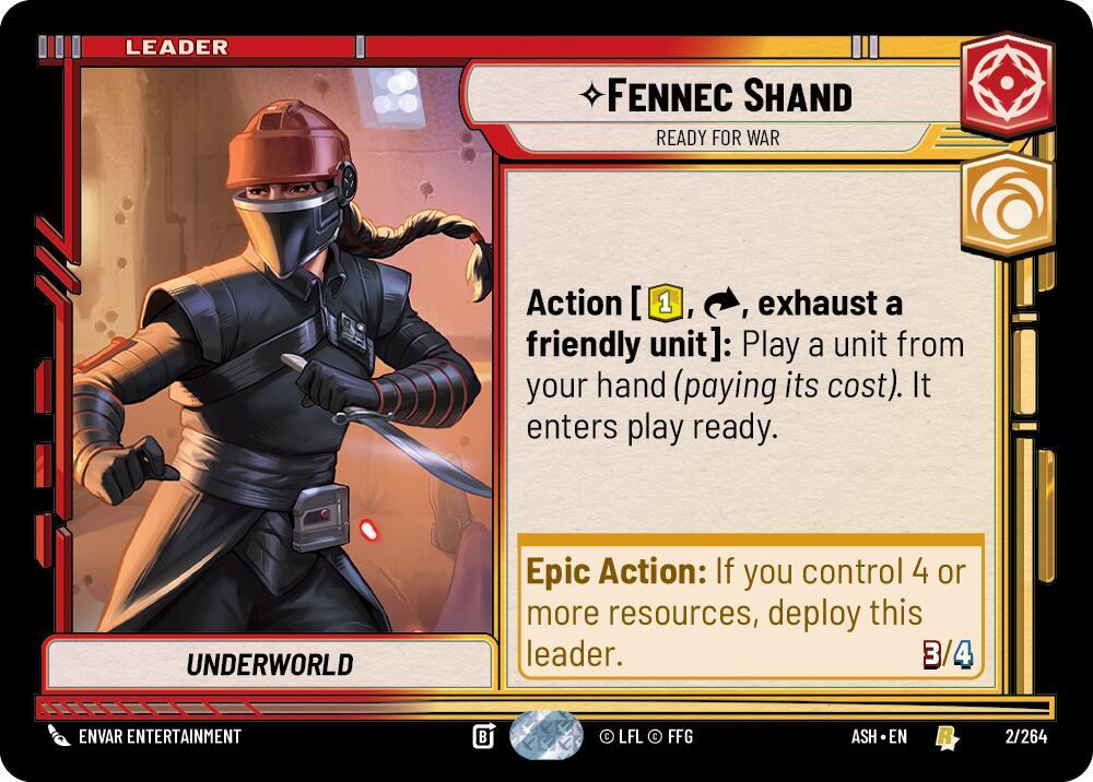 Fennec Shand 2/264 card