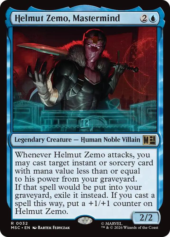 Helmut Zemo, Mastermind 32 card