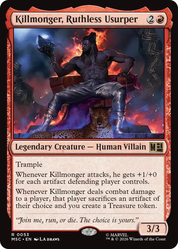 Killmonger, Ruthless Usurper 53 card