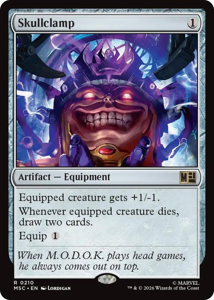 Skullclamp 210 card