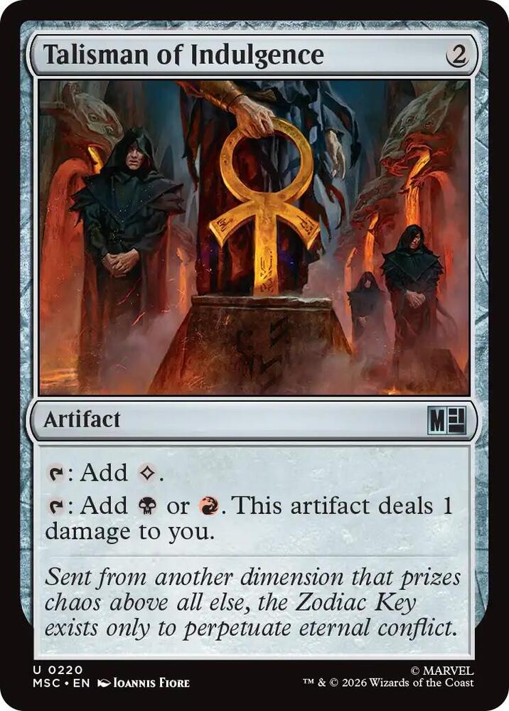 Talisman of Indulgence 220 card