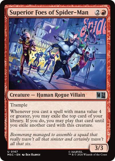 Superior Foes of Spider Man Surge Foil